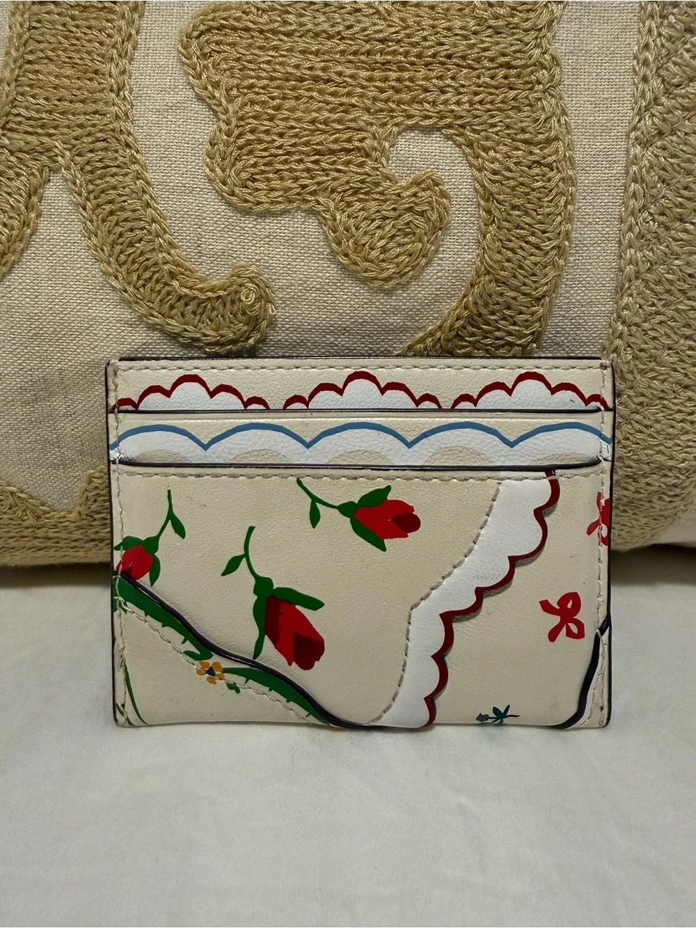 RARE Tory Burch Kira Mixed-Floral Purse and Card Holder